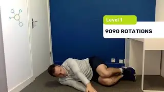 Low Back level 1 exercise (90-90 Rotations)