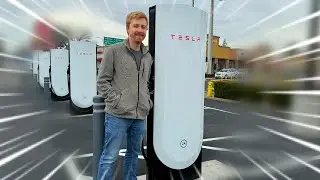 Tesla V4 Supercharger 1st Impressions!