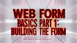 Web Form Basics: Building and Styling the Form