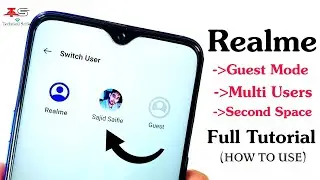 Realme Multi Users or Second Space or Guest Mode Feature Full Tutorial - How to use Multi Users ?