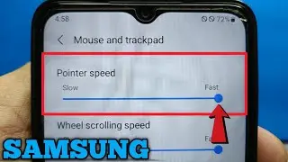 How to adjust pointer speed on Samsung Galaxy A02 | Mouse and Trackpad