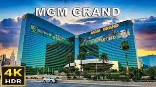 (4K HDR) MGM Grand Las Vegas Walkthrough - 2023 - Las Vegas, Nevada USA