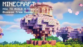 Minecraft: How To Build a Cherry Blossom Tree House