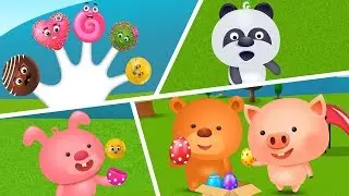 Candy Pop Fun Finger Family Family Rhyme |  Finger Family Songs