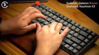 Ultimate Gateron Switches Typing Sound Test: Red, Blue, Brown, White, Yellow, Black, Green