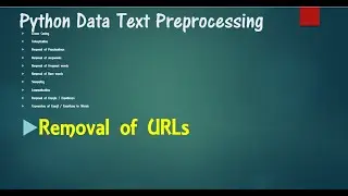 tpp11: remove urls in text preprocessing in Python | nltk pandas | machine learning