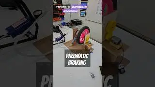 Pedal Operated Pneumatic Braking System #project #innovation #prototype #shorts #scienceexperiment