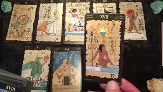 Egyptian Tarot by Lo Scarabeo – Tarot deck review -  Egyptian Tarot artwork by Silvana Alasia