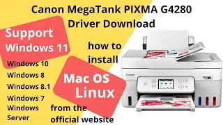 Canon MegaTank PIXMA G4280 Driver Download and Setup Windows 11 Windows 10, Mac 14, Mac 13