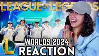 WORLDS 2024 Finals Opening Ceremony | First Time Reacting to League of Legends