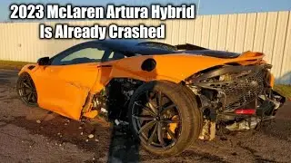 2023 McLaren Artura Hybrid Is Already Crashed