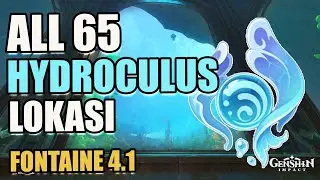 All 65 Hydroculus Lokasi Map 4.1 【Genshin Impact】