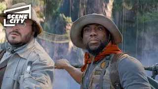 Jumanji The Next Level: Baboon Attack Bridge Scene (Kevin Hart, Jack Black 4K HD Clip) | Captions