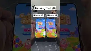 iPhone 15 vs iPhone 13 Candy Crush test🧐#shorts #iphone15 #iphone13