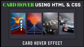 HTML CSS: Amazing Card Hover Effect video#codebomb#html#css|