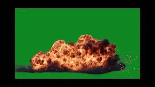 explosion green screen