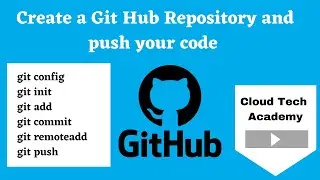 Git CLI tutorial for beginners part 2 | Create GitHub repo push local code via GIT commands