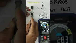 how to test IGBT #howto #test #igbt #electronics #shorts