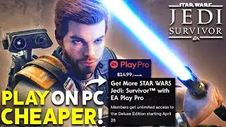 BEFORE YOU BUY STAR WARS JEDI SURVIVOR ON PC WATCH THIS - PLAY THE GAME SUPER CHEAP + MORE!