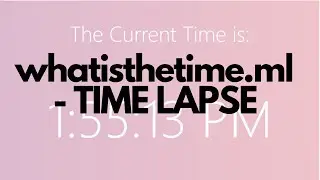 Making a Clock Website  - TIME LAPSE