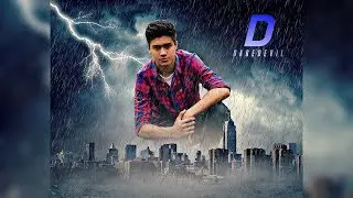 Picsart action movie poster design | Picsart movie poster | Picsart rain editing