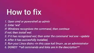How to fix WslRegisterDistribution failed with error | WSL 2