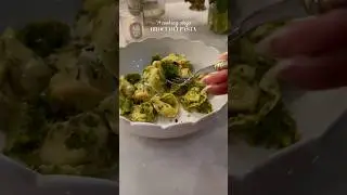 3 ingredient pasta - broccoli pasta #asmr #easyrecipe #pastarecipe #dinner