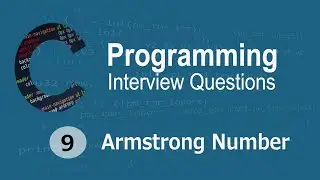 C Interview Questions tutorial #9 - Armstrong Number  || Codenemy