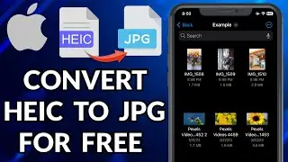 How To Convert HEIC To JPG On iPhone