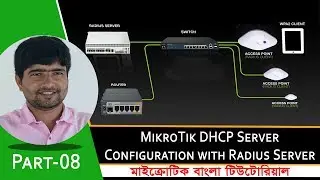 Mikrotik static dhcp and dynamic dhcp with user manager (radius server) | Part-08