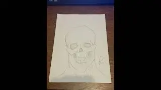 Practicing  drawing Human skulls…