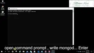 Fix ERROR: mongod is not recognized as internal  or external command