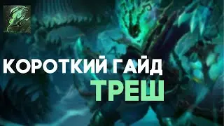 🔴 КОРОТКИЙ ГАЙД НА ТРЕША ПОДДЕРЖКА || 4 МИНУТНЫЙ ГАЙД || 🔴 ГАЙД ТРЕШ 🔴