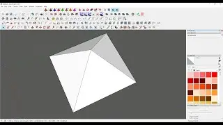 Draw a 3D Pyramid in Sketchup