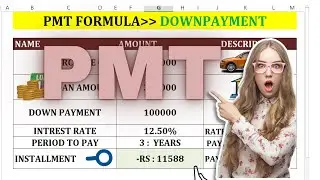 Boost Your Excel Skills with PMT Formula 🔥Mastering PMT Formula in Excel 👍