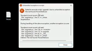 HOW TO FIX "FILE NOT FOUND: POWERSHELL.EXE" | HONORBOOK 14 DRIVER UPGRADE ERROR