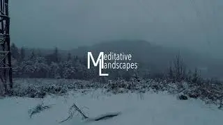 Meditative Landscapes: Static Snow | Static White Noise experience Meditation, Stress-Relief