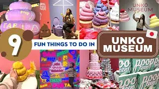 9 fun things to do in POOP museum 💩 (Japan Travel Guide) | Unko Museum Tokyo