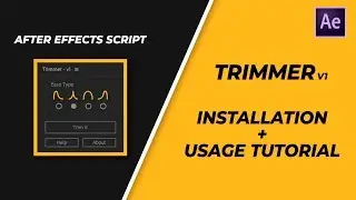 Create Animated Lines & Shapes in After Effects | Trimmer After Effects Script Tutorial - Ae Scripts