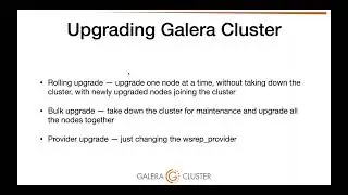 Upgrade your MySQL 5 7 and older Galera Clusters to MySQL 8 0 with no downtime