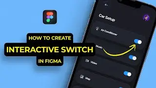 Interactive Toggle Switch in Figma 🔥 #Shorts