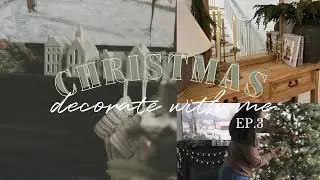 CHRISTMAS DECORATE WITH ME 2022 || Decorating Ideas For Entryway & Living Room + Target Decor Haul