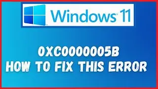 Windows 11 fix 0xc0000005 |How to fix Error The application was unable to start correctly Windows 11