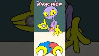 How!!😱TADC Jax & Pomni Easy Magic Trick Tutorial Animation 7 #shrots #tricks #magic #tutorial