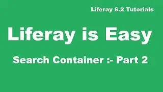 Liferay Tutorial 36 :- Search Container in Liferay (Part  2)