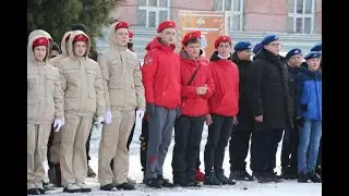 210 лет Росгвардии, митинг в/ч 3480. Прием в Юнармию 26.03.2021