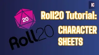 Roll20 Tutorial: Character Sheets