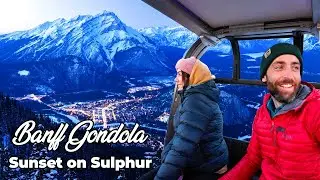 Banff Gondola - Photographing Sunset on Sulphur