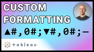 Custom Number Formatting with Unicode characters in Tableau