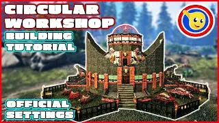 Ark: How To Build A Circular Workshop | Building Tutorial | Official Settings